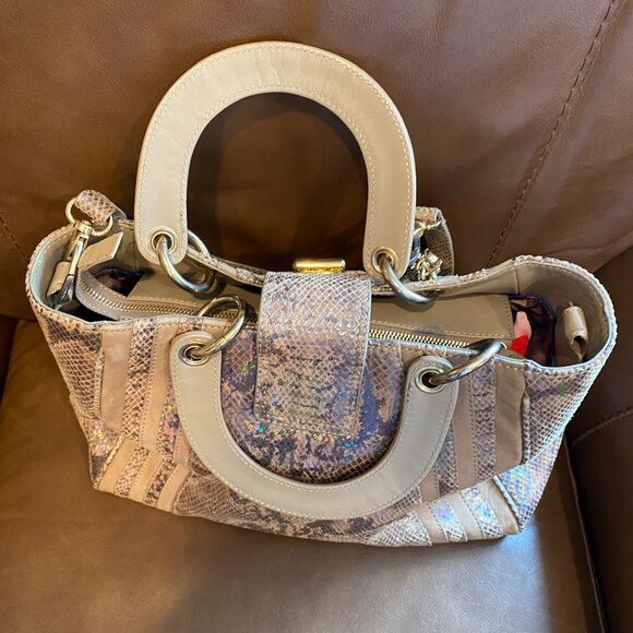 Stuart Weitzman Python Iridescent Handbag - Picture 9 of 14